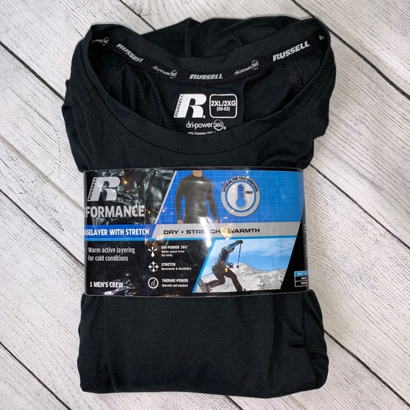 russell performance base layer